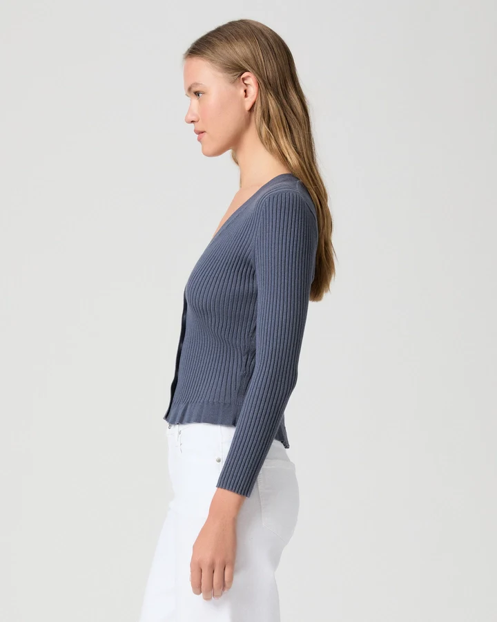 Royce Cardigan Pacific Blue
