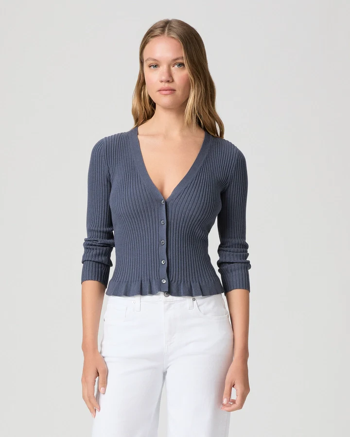 Royce Cardigan Pacific Blue