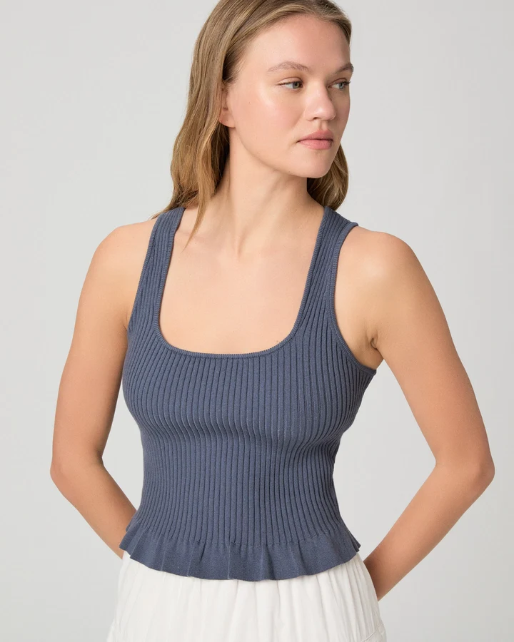 Bronwyn Tank Pacific Blue