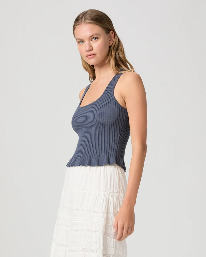Bronwyn Tank Pacific Blue