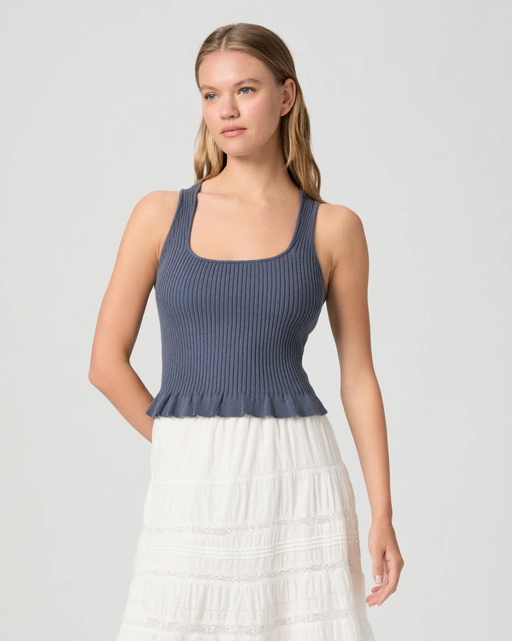 Bronwyn Tank Pacific Blue