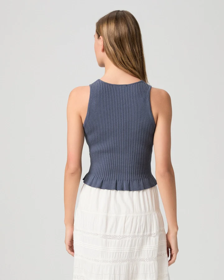 Bronwyn Tank Pacific Blue