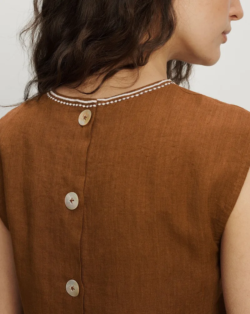 Kessan Top Deep Ochre