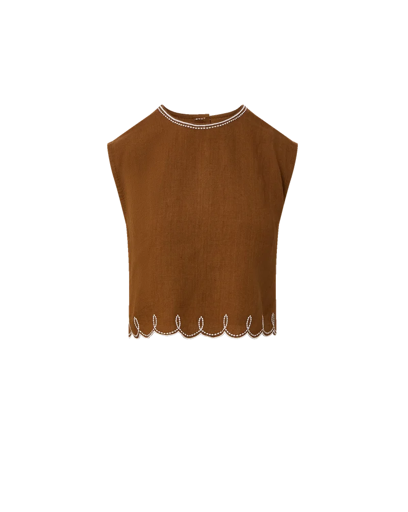 Kessan Top Deep Ochre