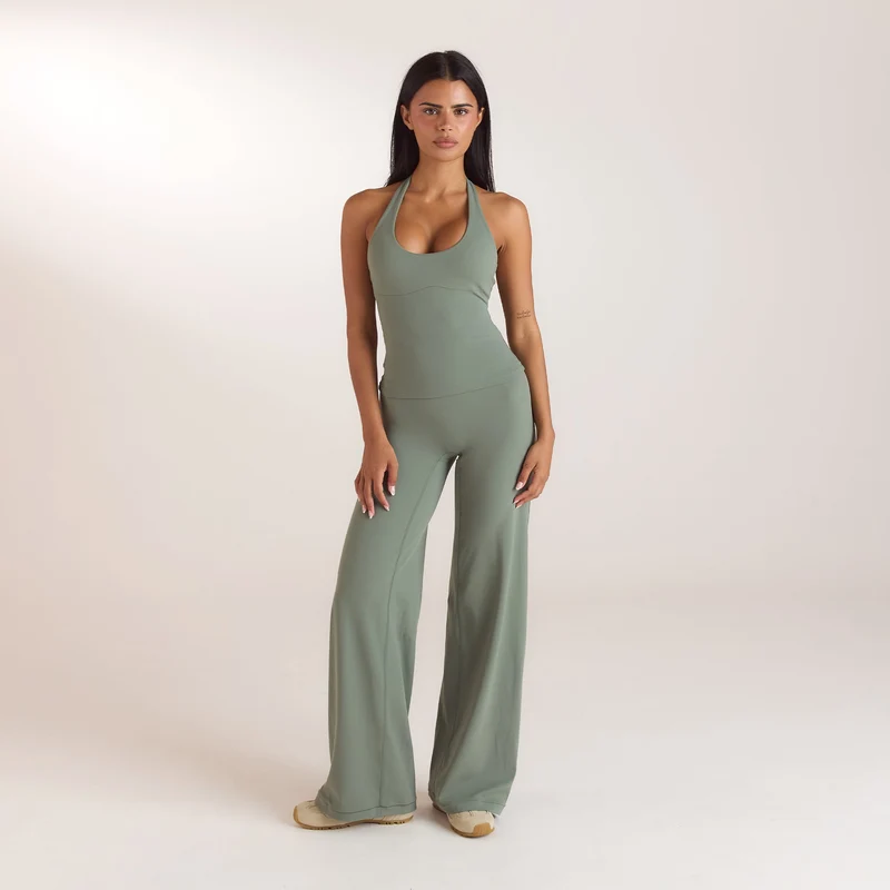 ContourSoft™ Straight-Leg Leggings - Sage Green