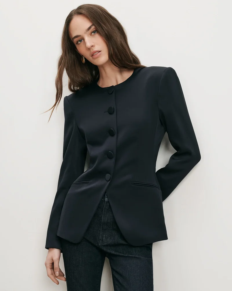 Wryllen Tailored Jacket Navy