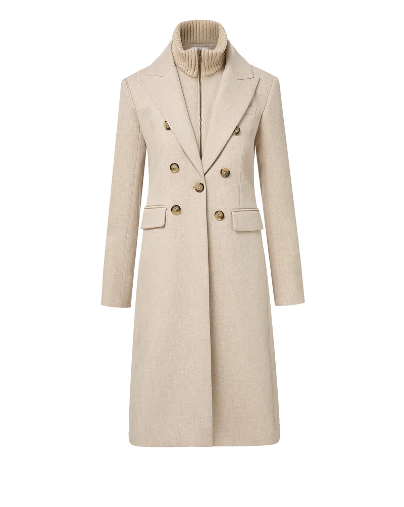 Stryder Double Breasted Dickey Coat