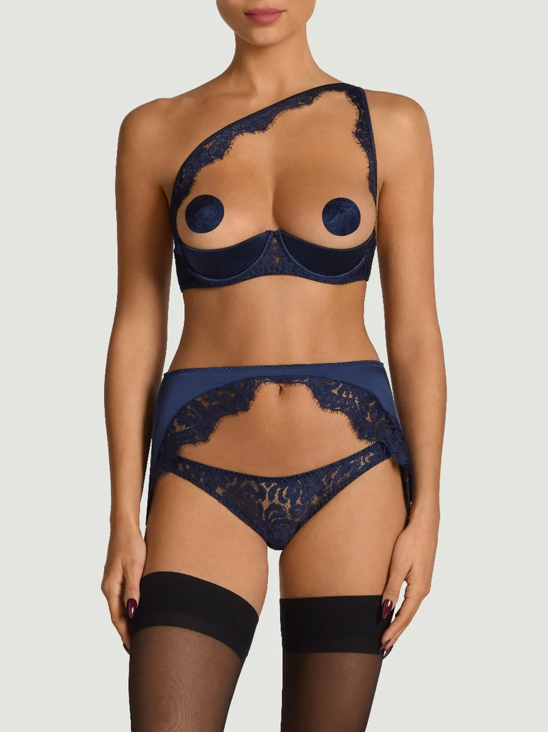 Coco de Mer Tamara Open Suspender Knicker