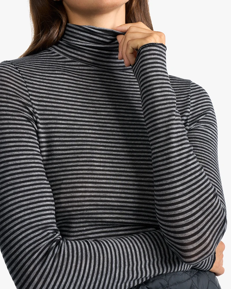 Caroline stripes | Shirt | Lyocell, Wolle