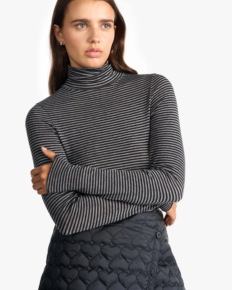Caroline stripes | Shirt | Lyocell, Wolle