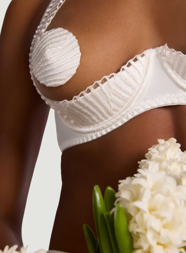 Coco de Mer Athena in Ivory Quarter Cup Bra