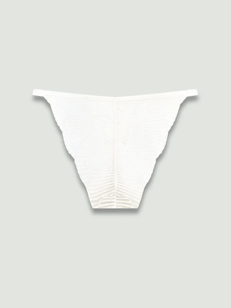 Coco de Mer Athena in Ivory Brazilian Knicker