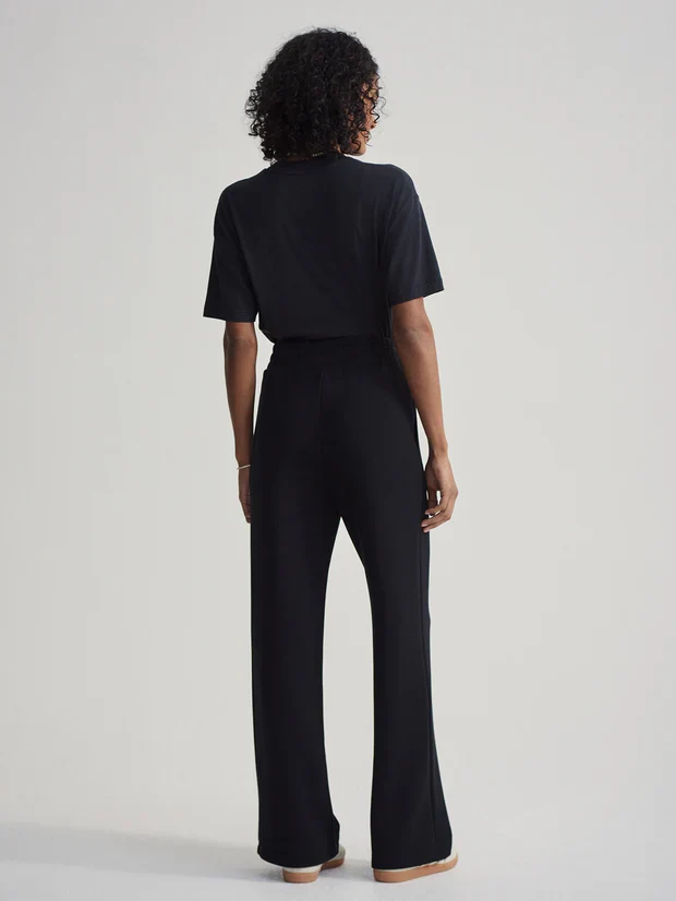 Wide Leg Pant 28" Black
