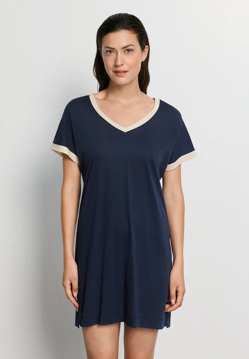 Laura S/SLV Nightdress 85cm | deep navy 074264-071610