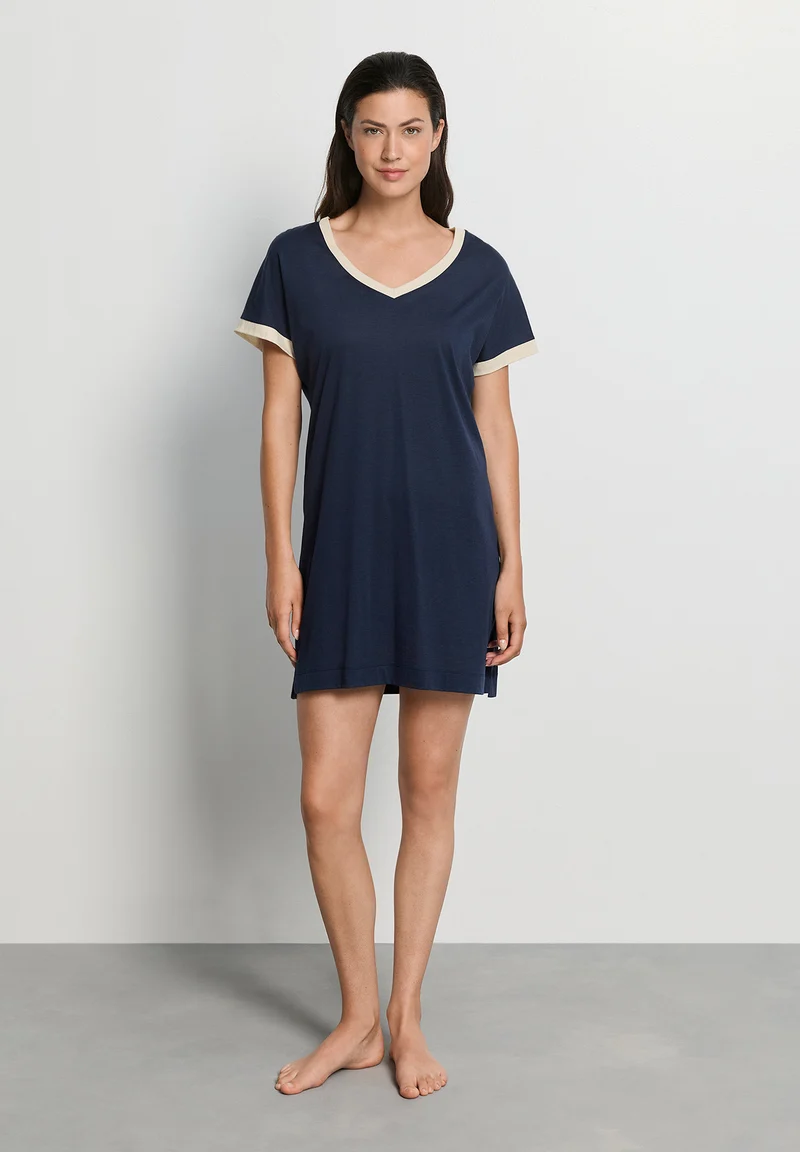 Laura S/SLV Nightdress 85cm | deep navy 074264-071610