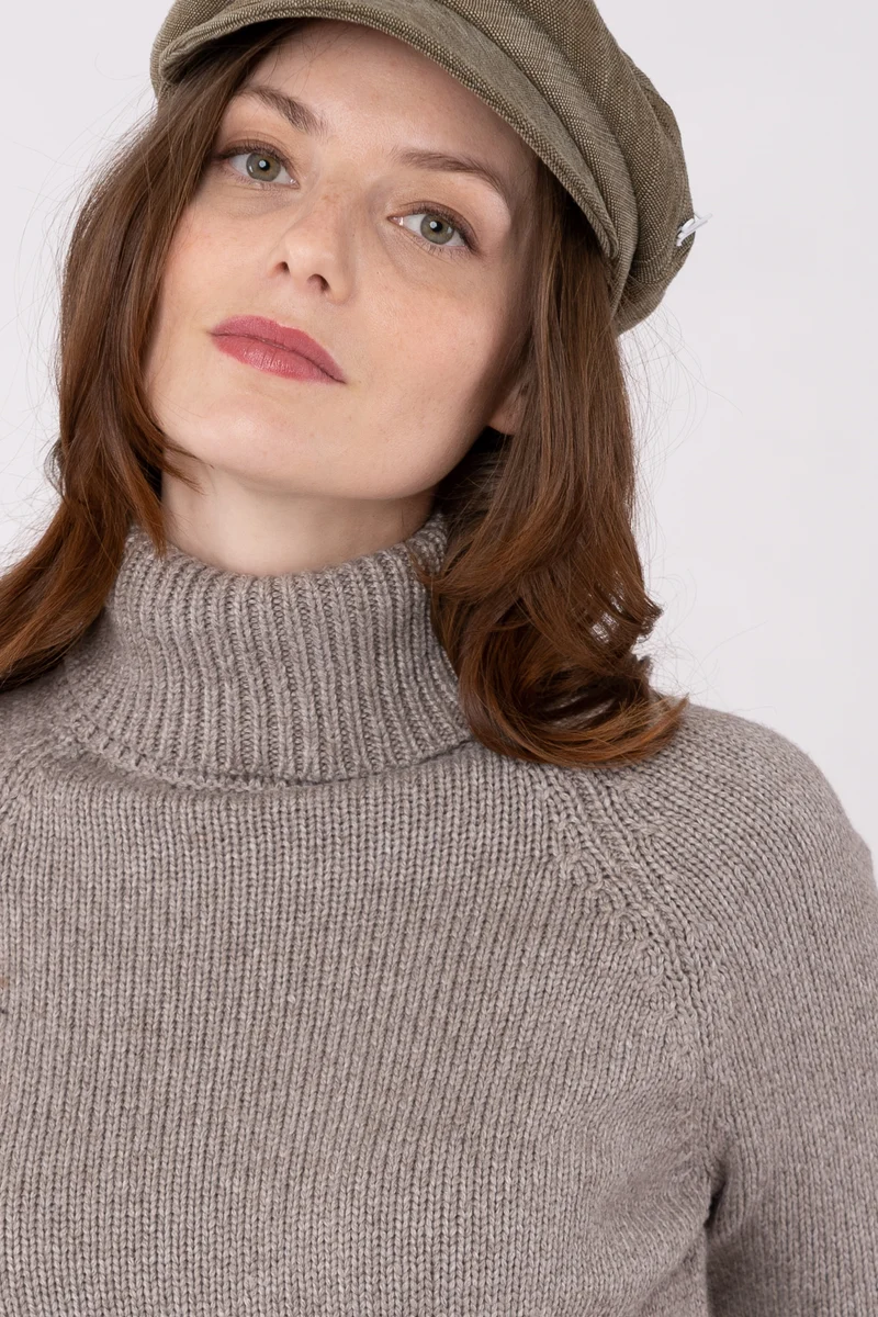 Turtleneck Sweater aus Wolle