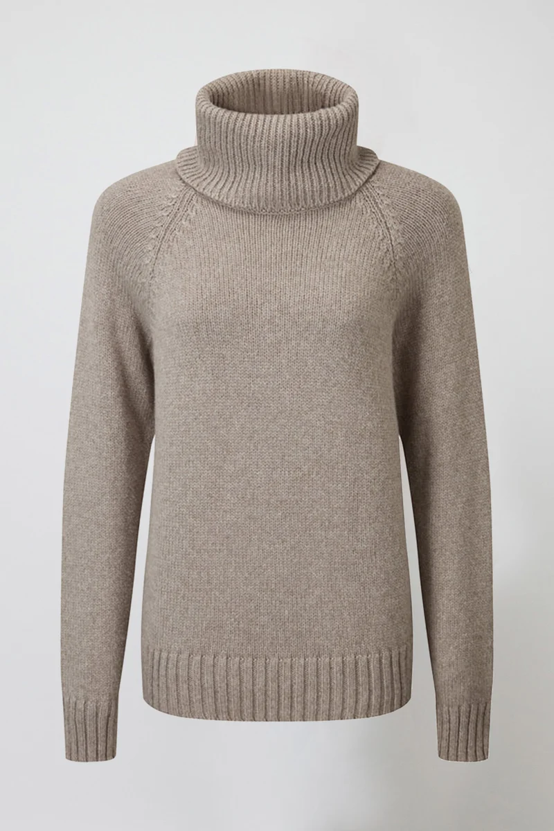 Turtleneck Sweater aus Wolle