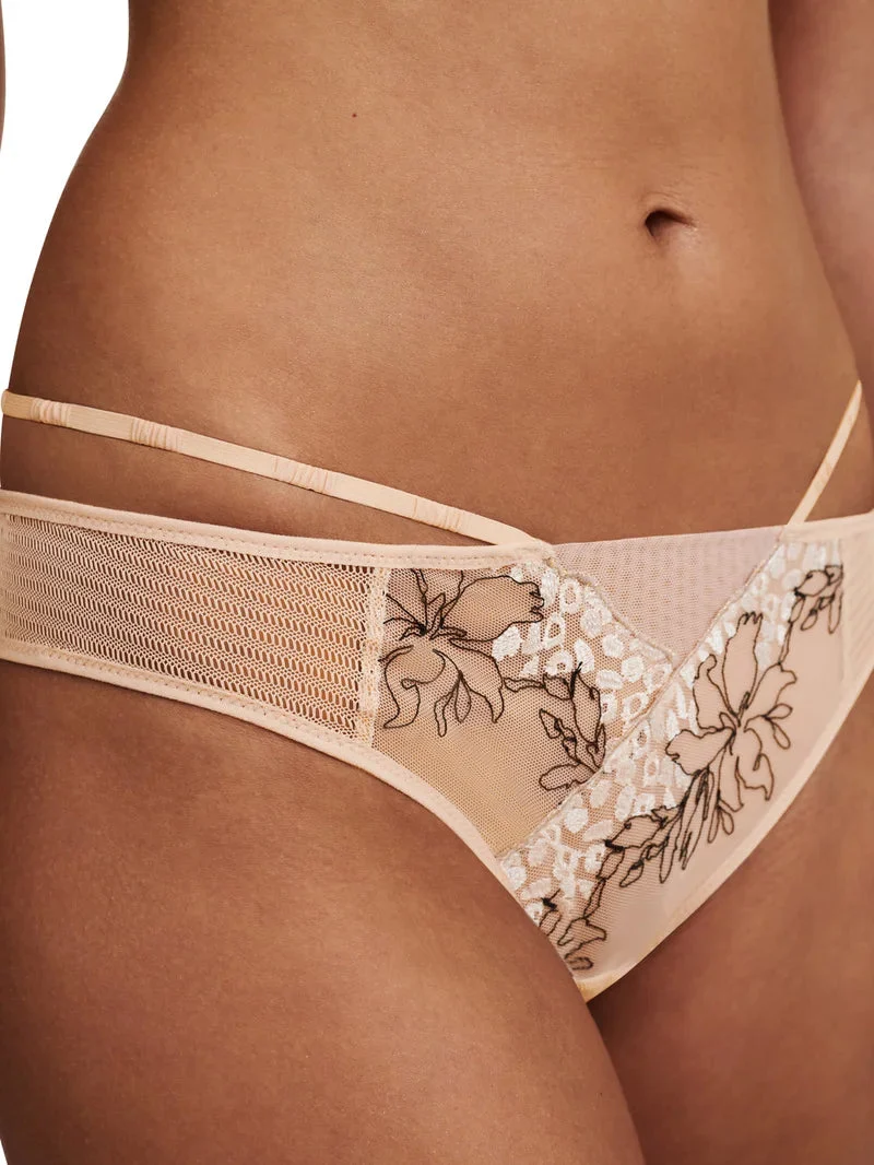 Chantelle - Spice Tanga Clay Nude / Schwarz