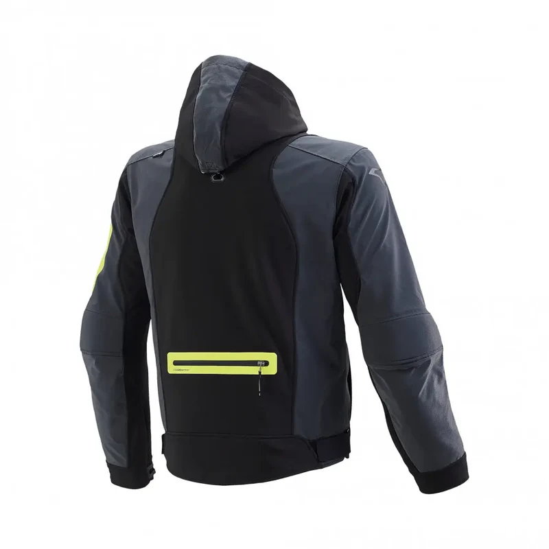 Macna Aytee Motorrad Textiljacke Herren schwarz/türkis