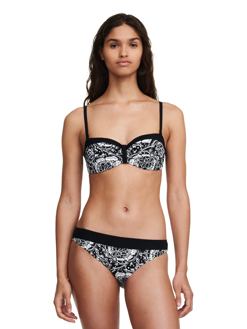 Chantelle Swimwear - Flowers Bikinihose Schwarze Blumen