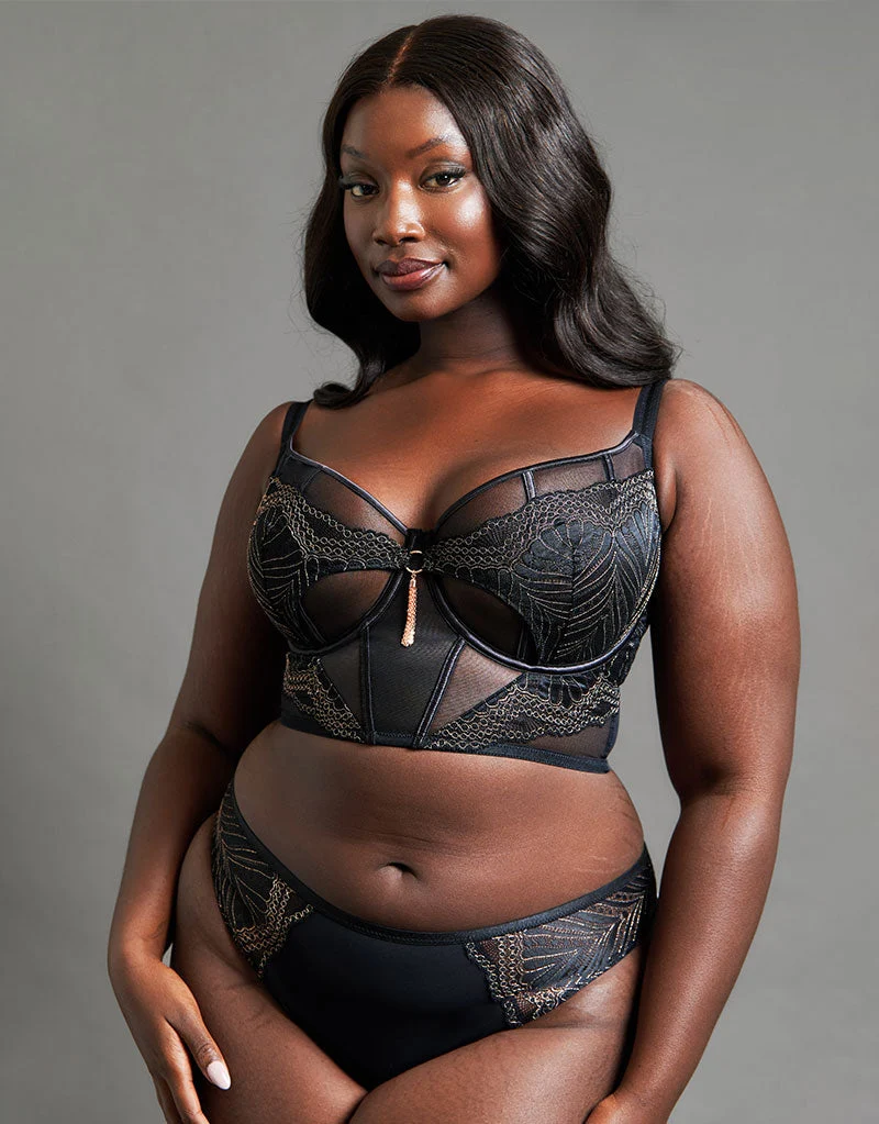 Scantilly Showgirl Brazilian Brief Black