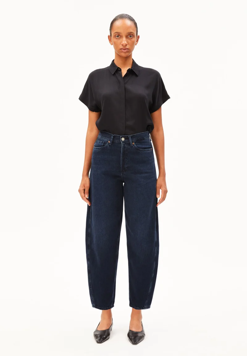 BAARLY HIGH WAIST BARREL JEAN