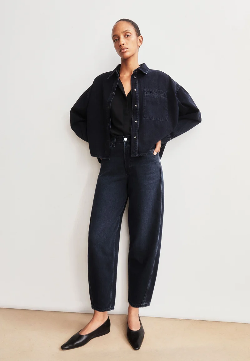 BAARLY HIGH WAIST BARREL JEAN