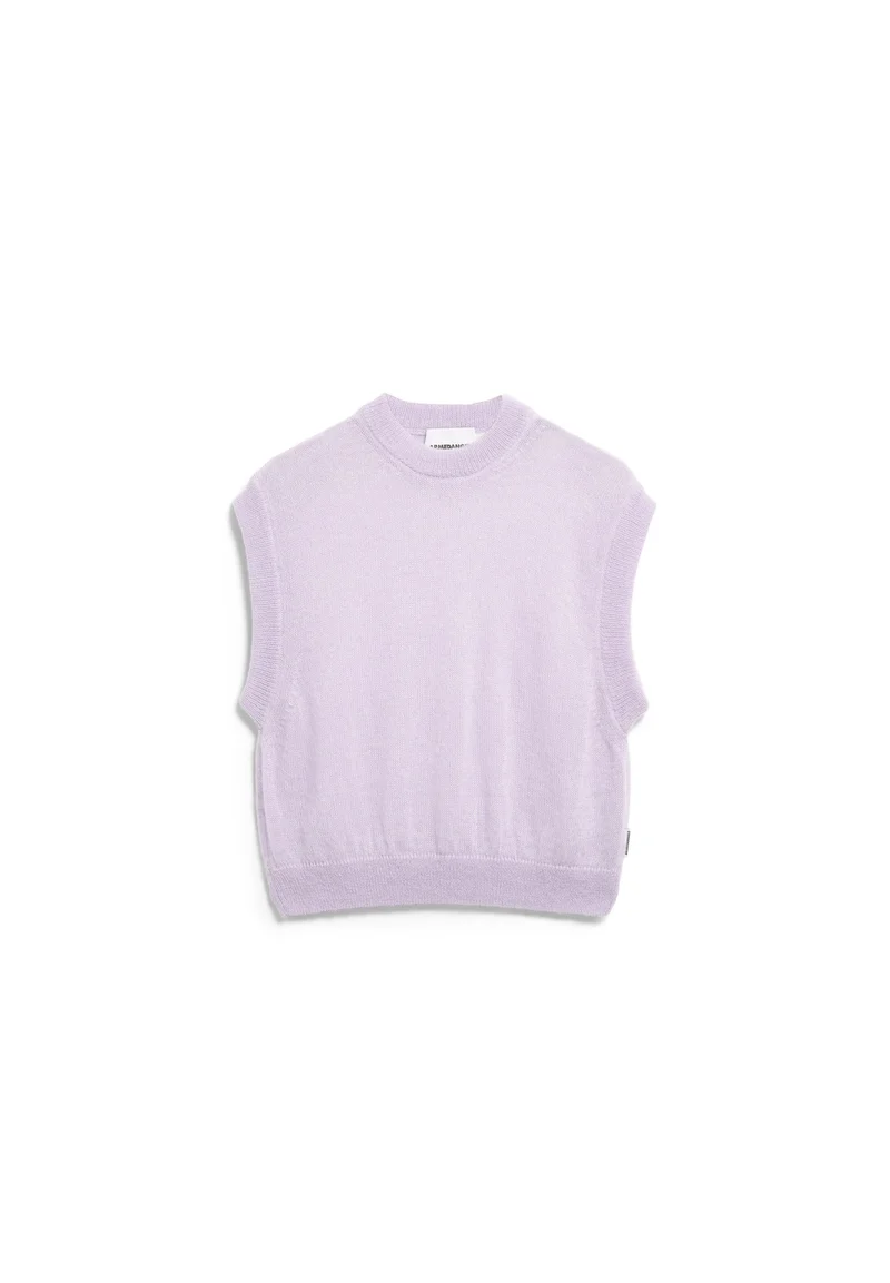 MOHAIR BLEND KNIT VEST