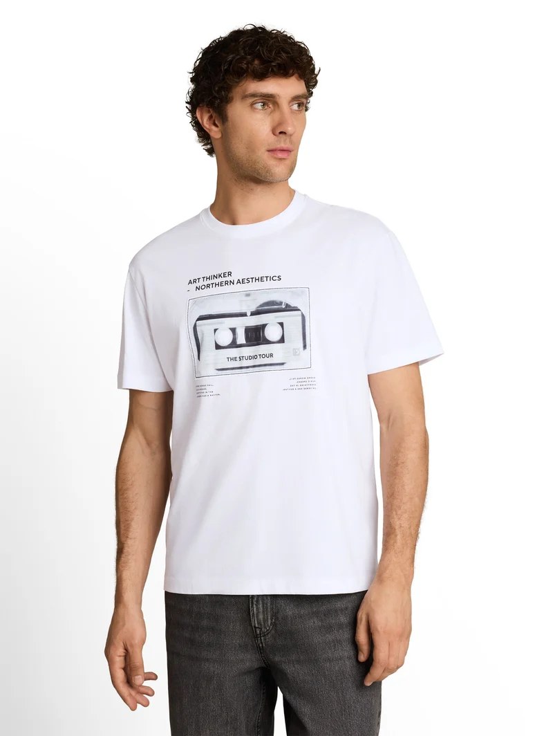 Relaxed Fit T-Shirt mit Print