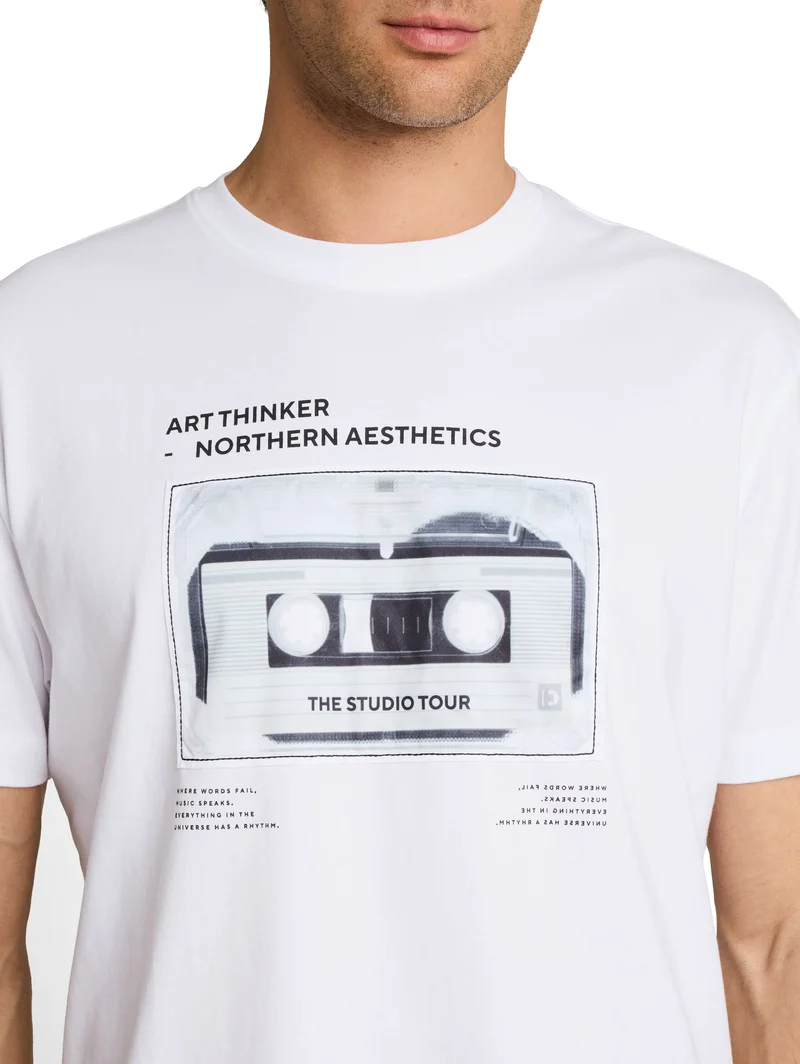 Relaxed Fit T-Shirt mit Print