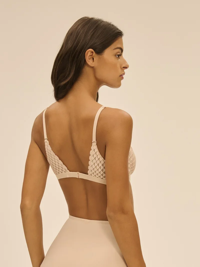 Simone Perele – Subtiler Triangel-BH ohne Bügel Peau Rosée