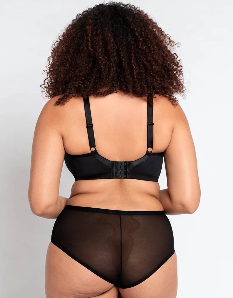 Curvy Kate Smoothie T-Shirt Balcony Moulded Bra Black