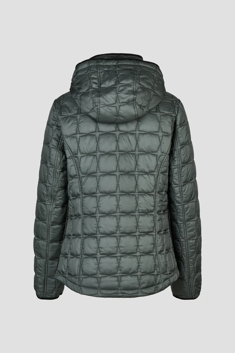 Sandwich-Steppjacke mit Kapuze