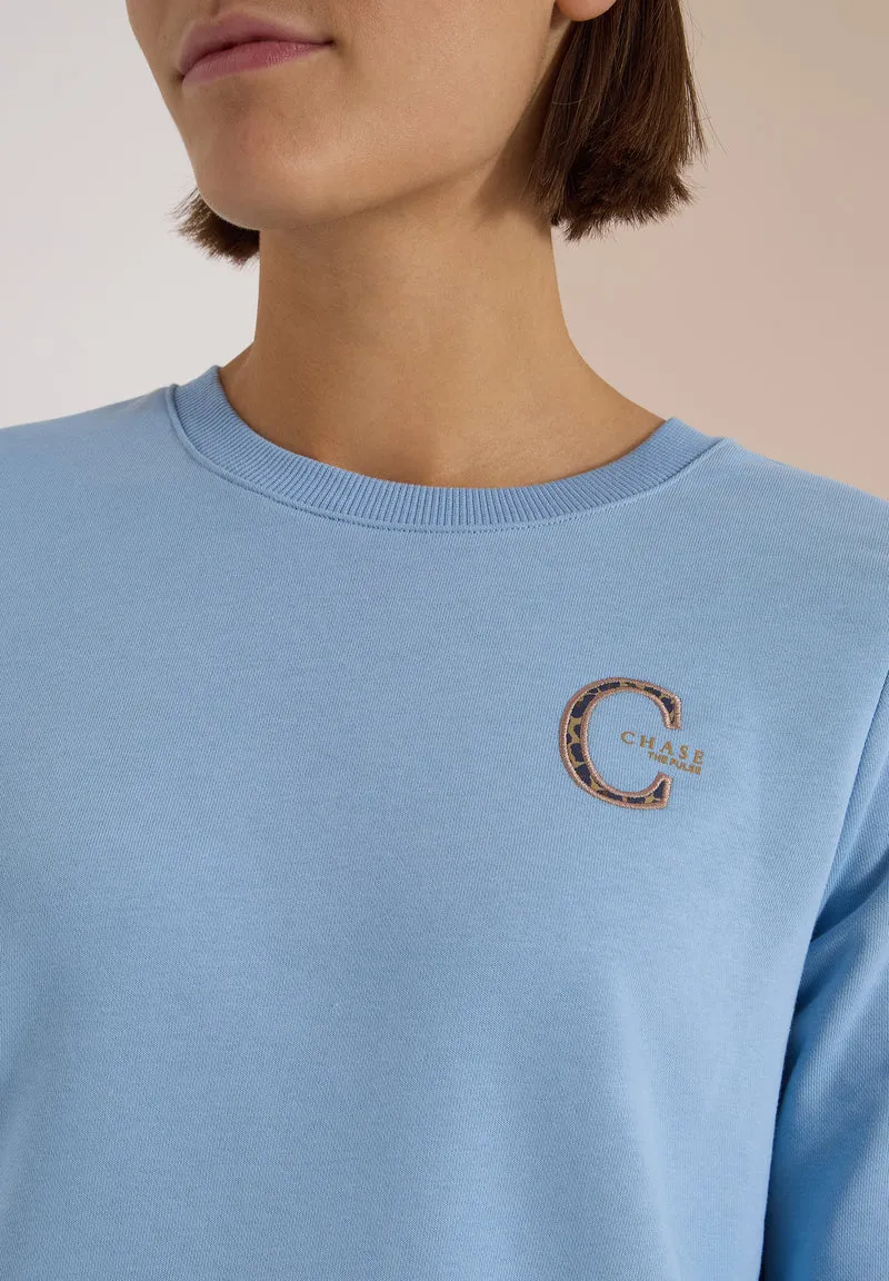 Sweatshirt mit Rundhals und Tunnelzug
