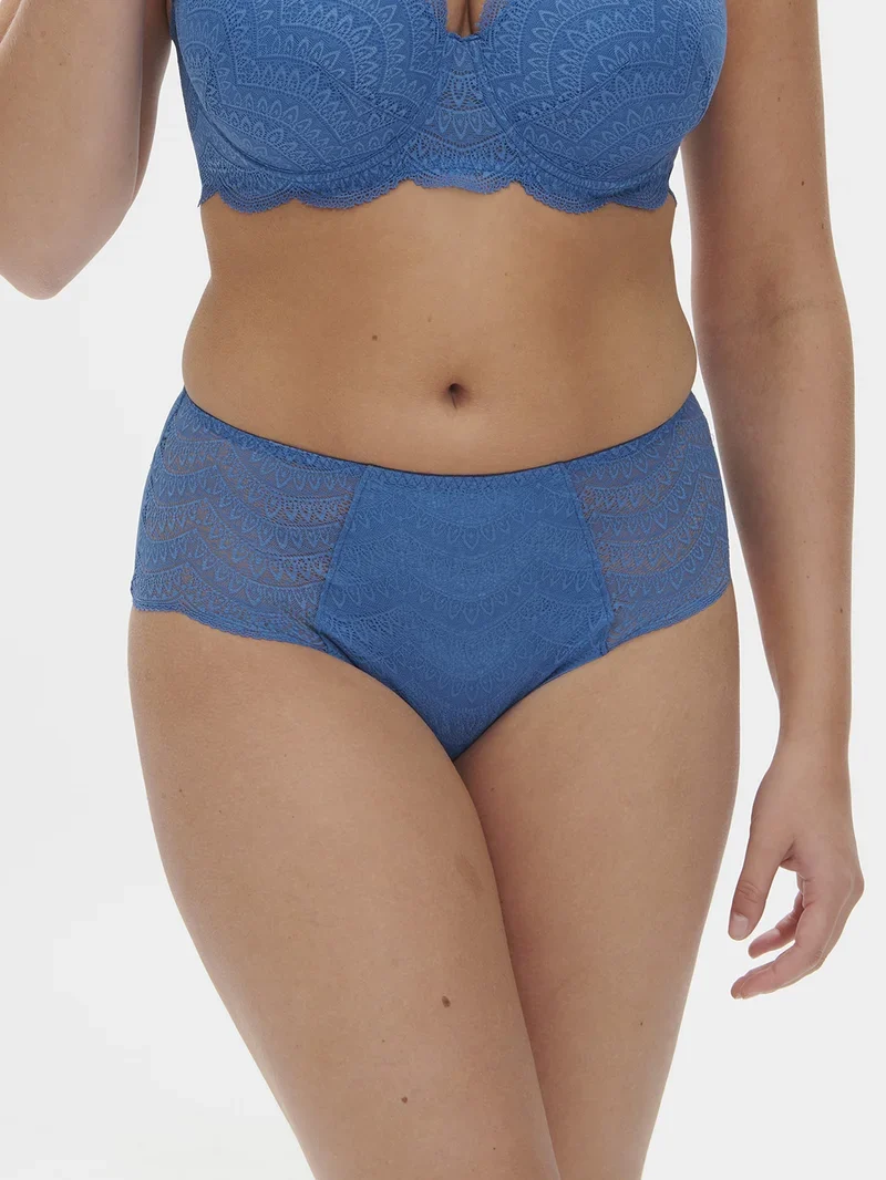 Simone Perele - Karma High Waist Brief Panty Myosotis Blue