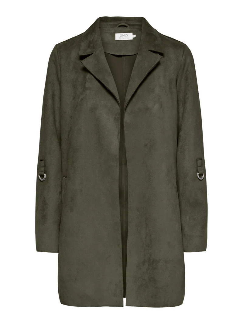 ONLJOLINE FAUX SUEDE COAT OTW NOOS