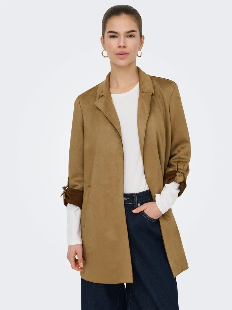 ONLJOLINE FAUX SUEDE COAT OTW NOOS