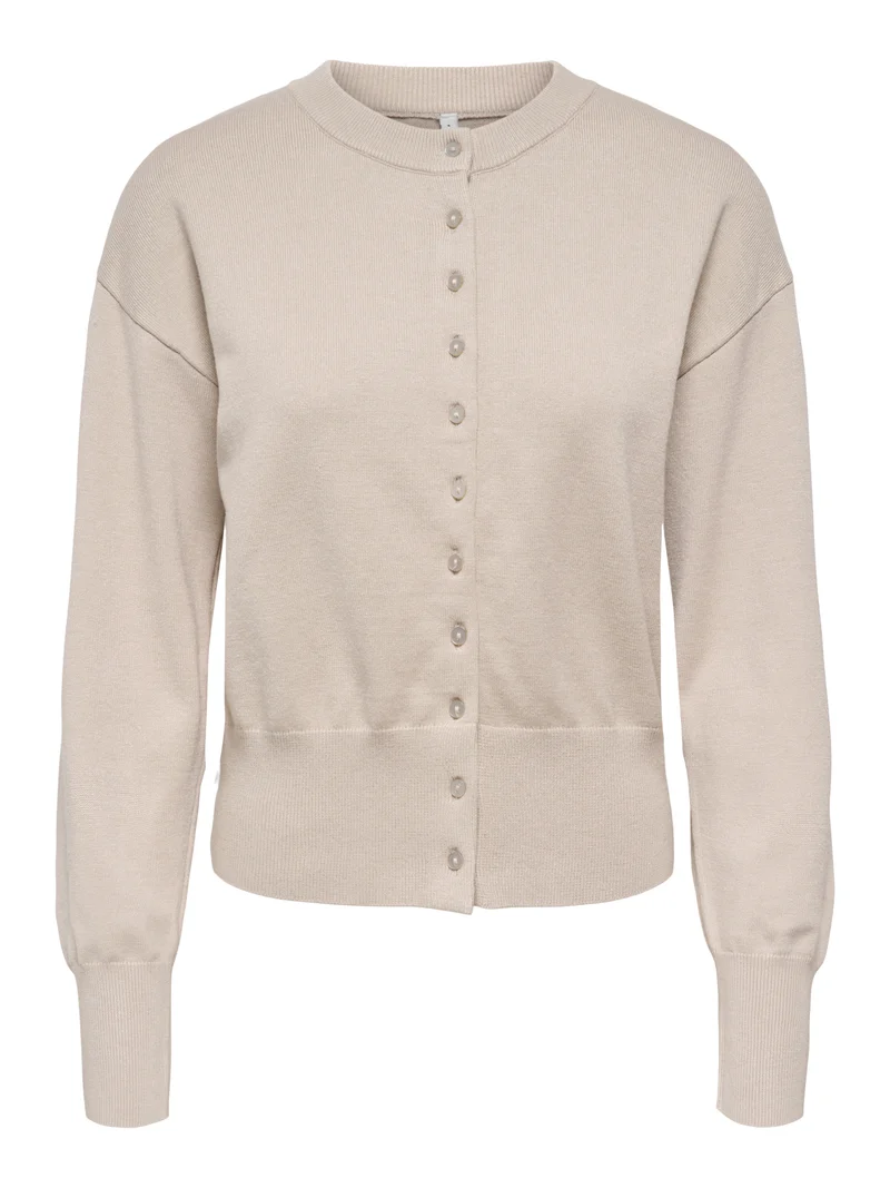 ONLMIO LS O-NECK BUTTON CARDIGA KNT NOOS