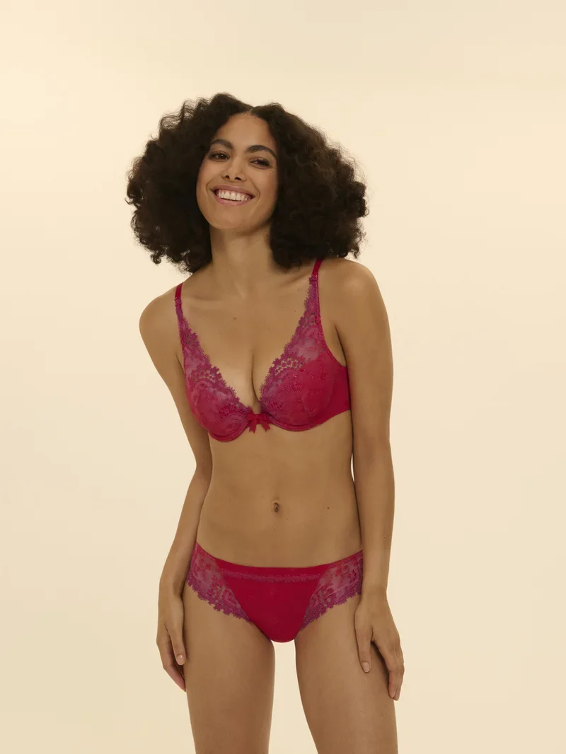 Simone Perele - Wish Triangle Push-Up BH Regenbogenrot