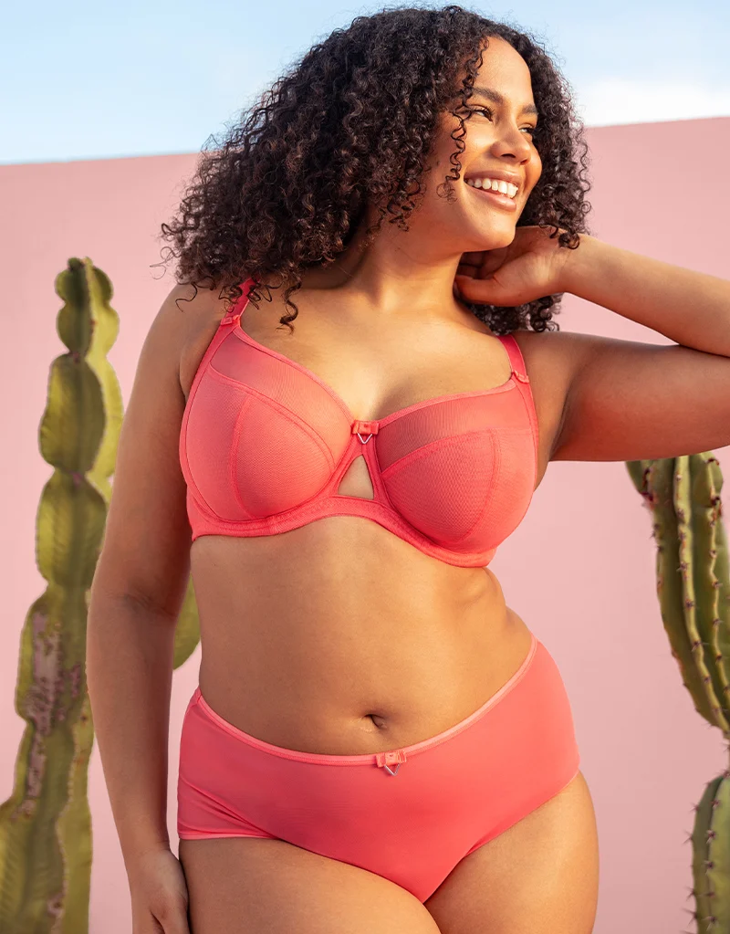 Curvy Kate Victory Side Support Balcony Bra Papaya