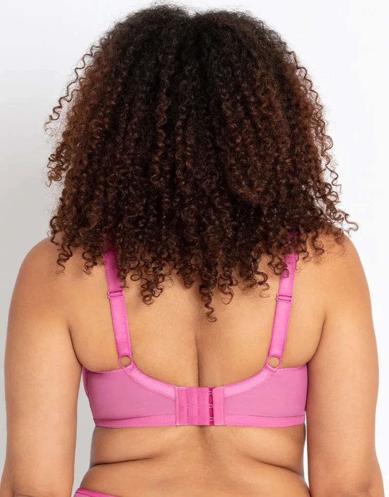 Curvy Kate Victory Side Support Balcony Bra Pink