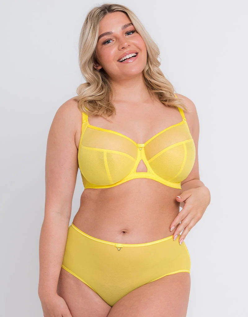 Curvy Kate Victory Side Support Balcony Bra Citron