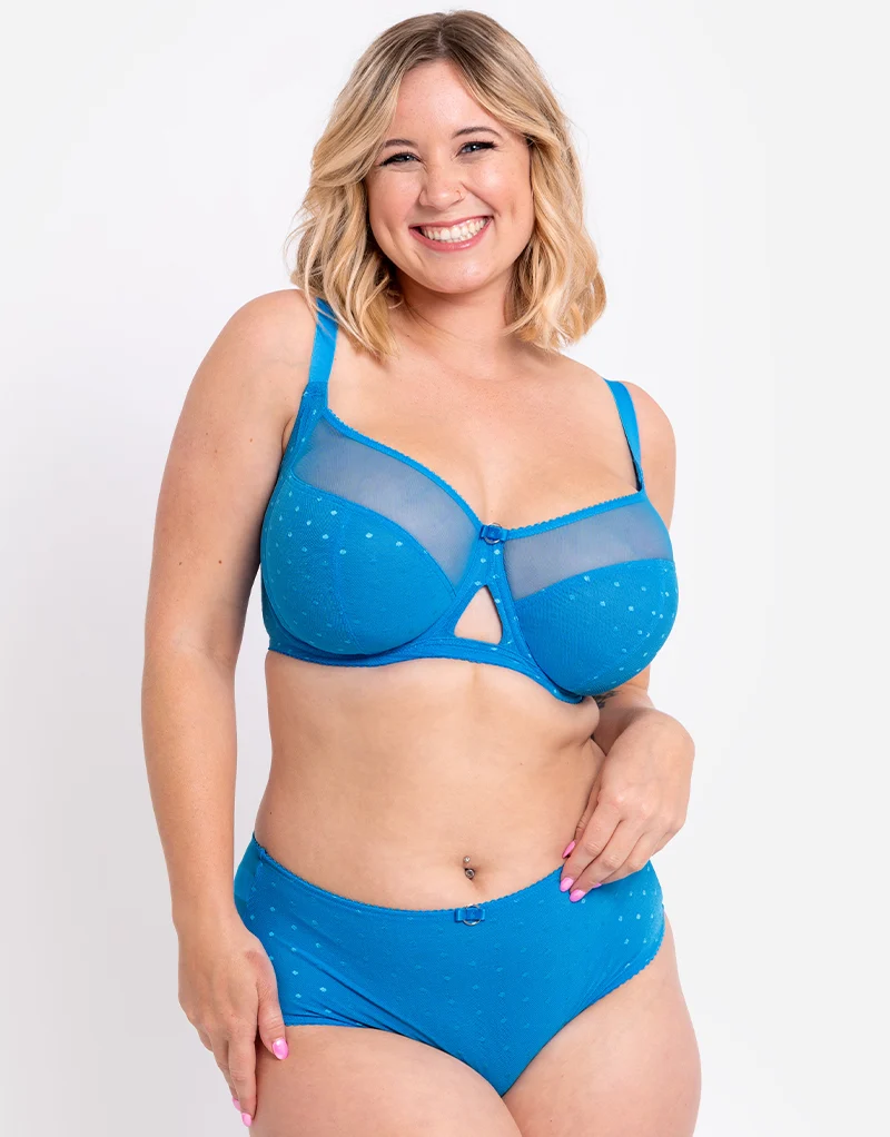 Curvy Kate Victory Polka Short Blue