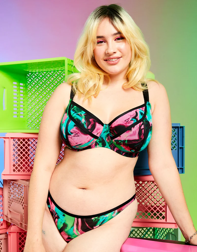 Curvy Kate Reality Check Tanga Print Mix