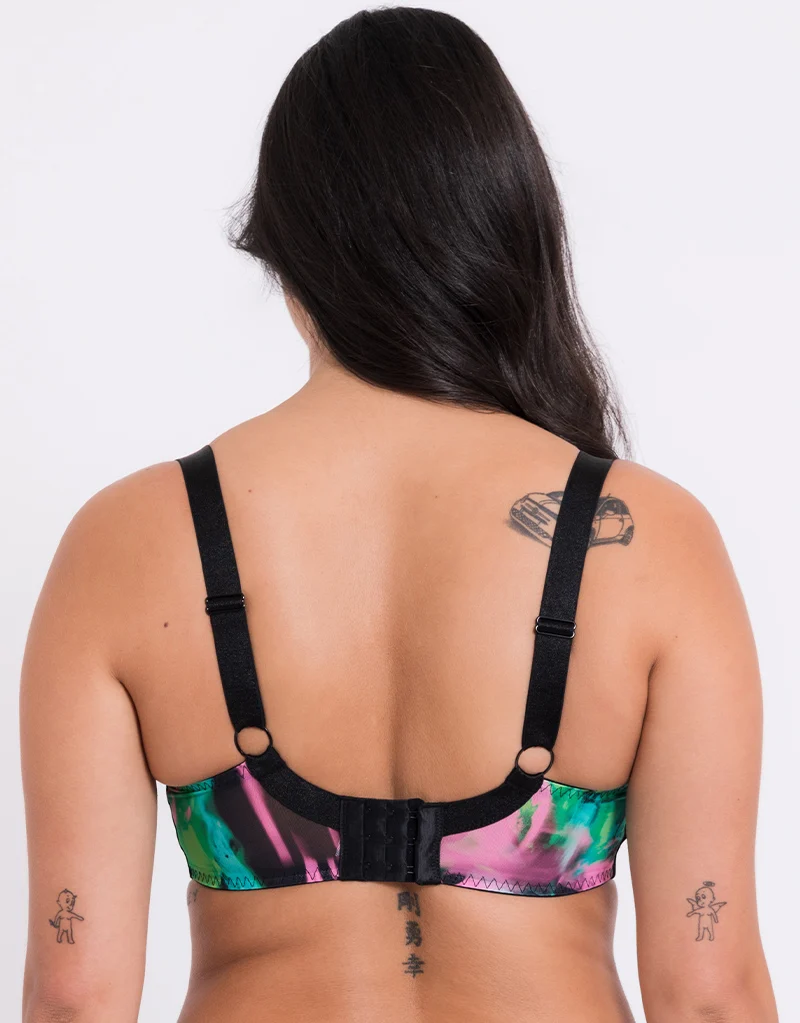 Curvy Kate Reality Check Balcony Bra Print Mix