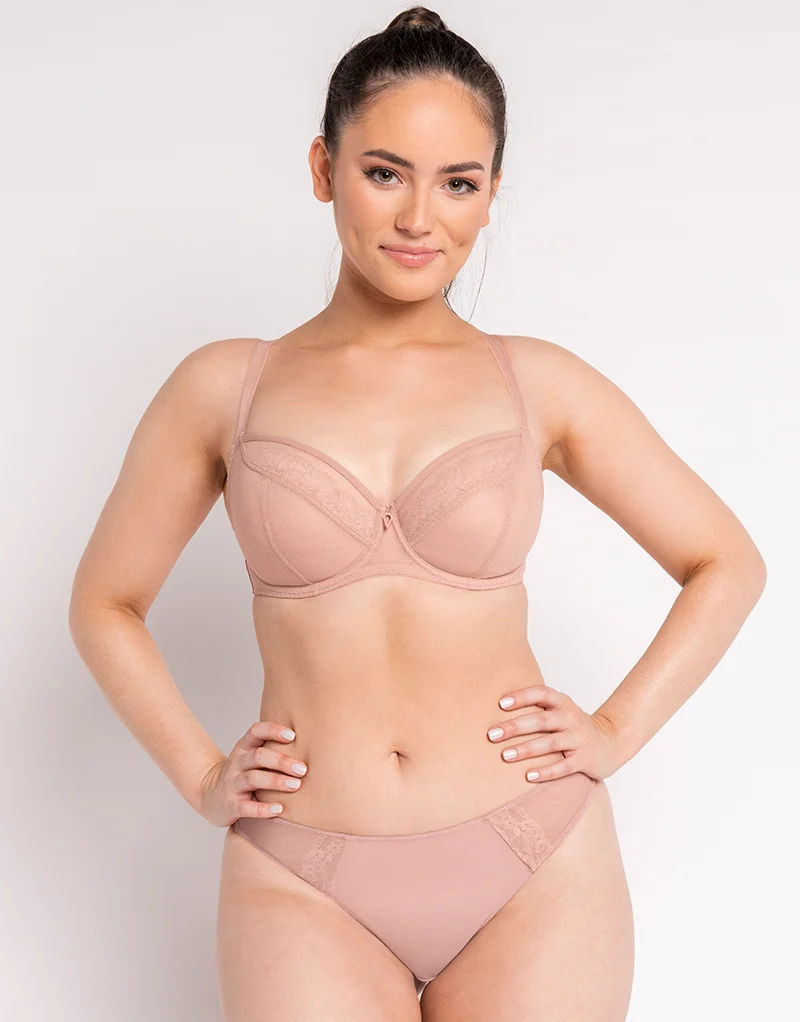 Curvy Kate Eye Spy Brazilian Brief Blush