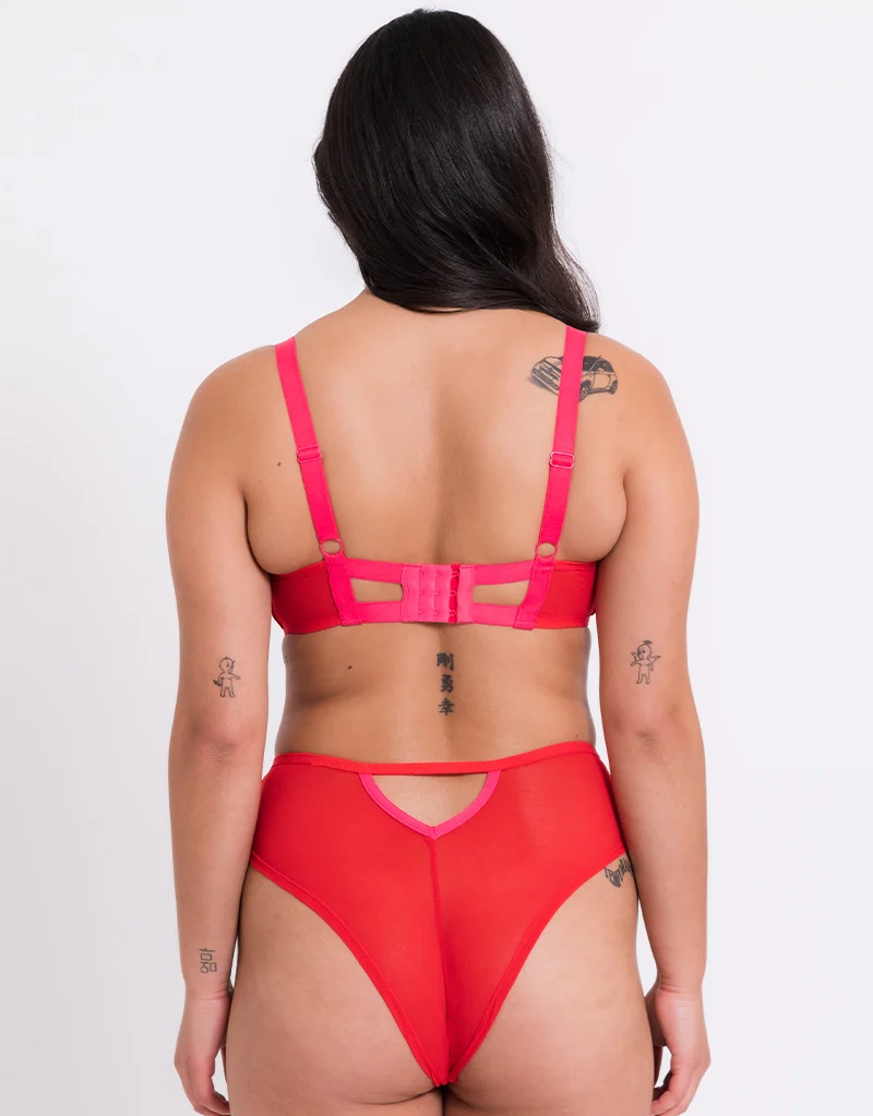 Curvy Kate Elementary Balcony Bra Red/Pink