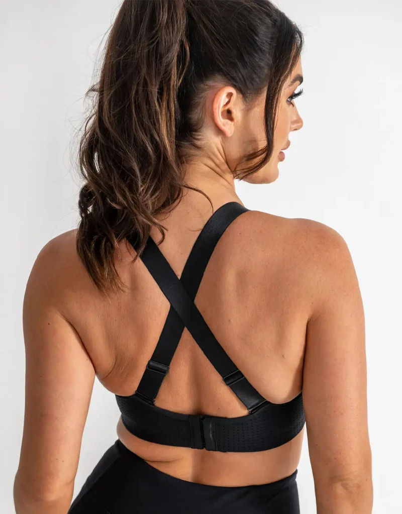 Pour Moi Energy Empower Lightly Padded Convertible Sports Bra Black
