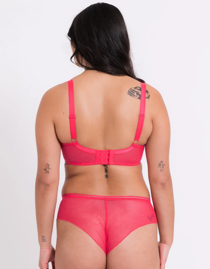Curvy Kate Lifestyle Plunge Bra Bright Pink