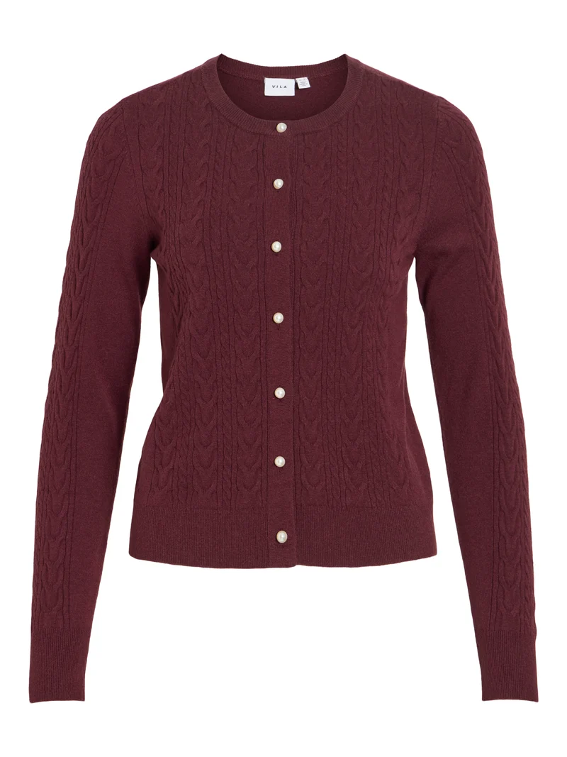VIKERRY CABLE L/S KNIT CARDIGAN-NOOS